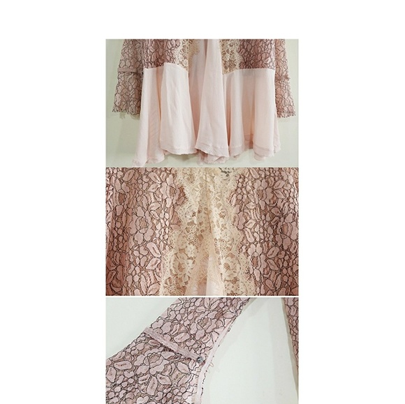 🌟🖤HP🖤 Blush Lace Tunic - Picture 3 of 6